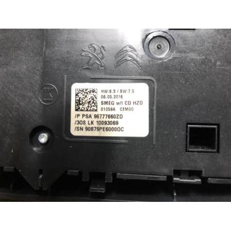 Commande autoradio PEUGEOT 308 2 PHASE 1 d’occasion