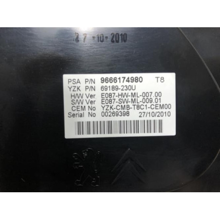 Compteur PEUGEOT 3008 1 PHASE 1 d’occasion