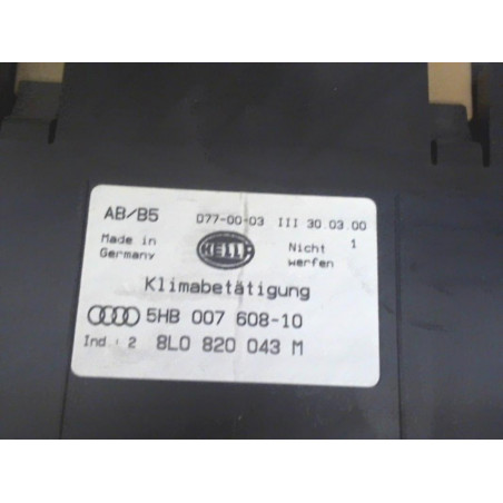 Commande chauffage AUDI A3 (8L) PHASE 1 d’occasion