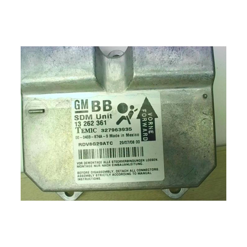 Boitier air bag OPEL CORSA D PHASE 1 d’occasion