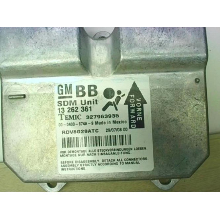 Boitier air bag OPEL CORSA D PHASE 1 d’occasion