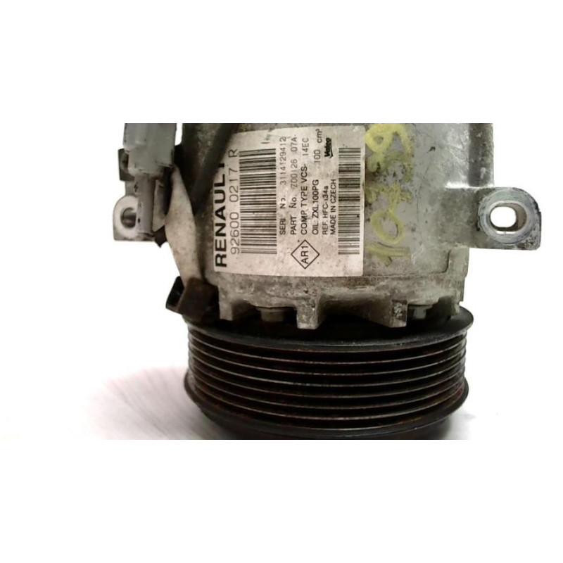 Compresseur clim RENAULT CLIO 4 PHASE 1 BREAK d’occasion