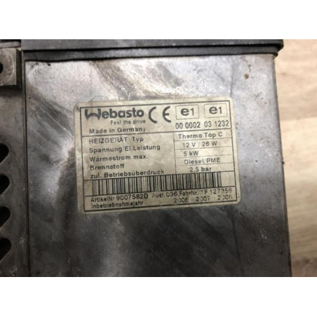Chauffage auxiliaire VOLKSWAGEN TOUAREG 1 PHASE 1 d’occasion