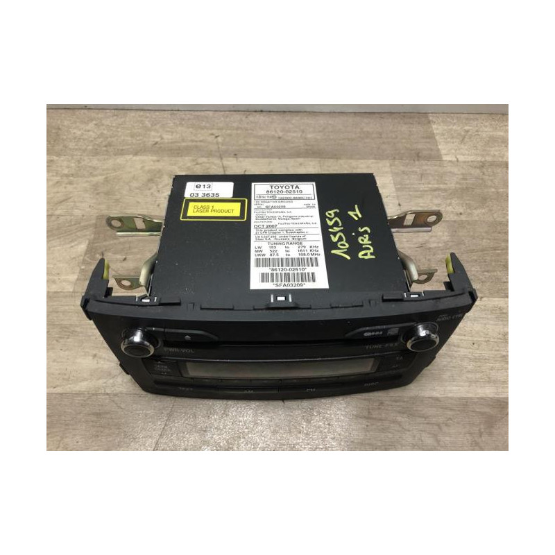 Autoradio d'origine TOYOTA AURIS 1 PHASE 1 d’occasion