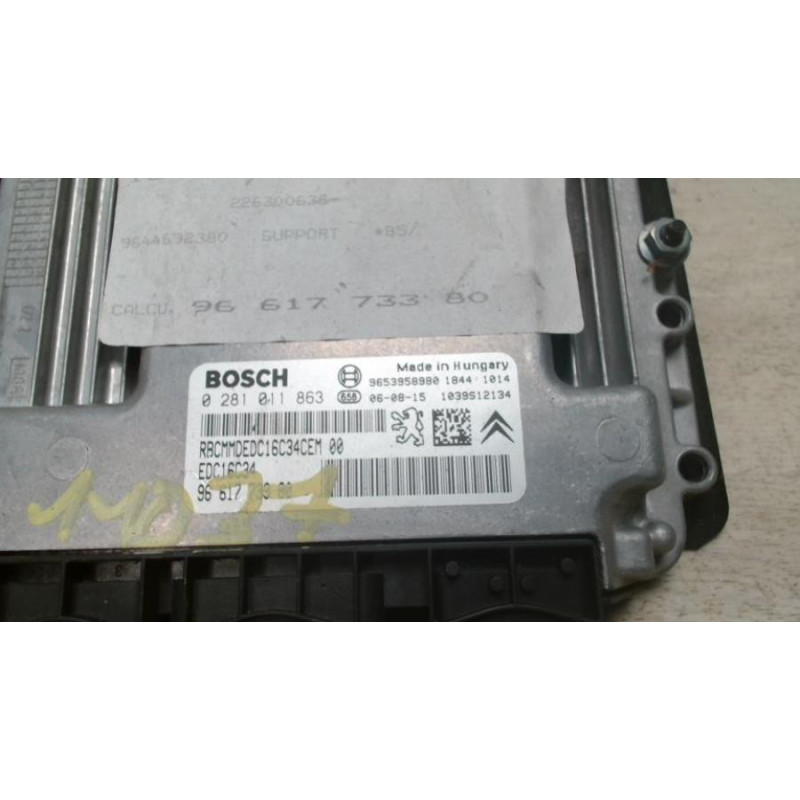 Calculateur moteur CITROEN C4 1 PHASE 1 d’occasion