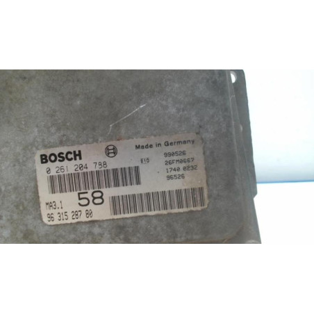 Calculateur moteur CITROEN SAXO PHASE 1 d’occasion