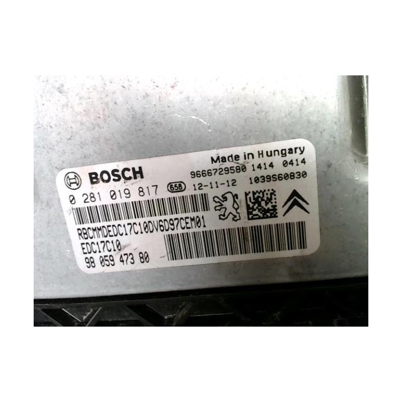 Calculateur PEUGEOT 208 1 PHASE 1 d’occasion