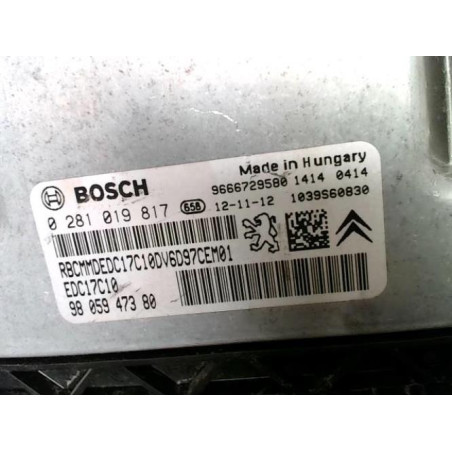 Calculateur PEUGEOT 208 1 PHASE 1 d’occasion