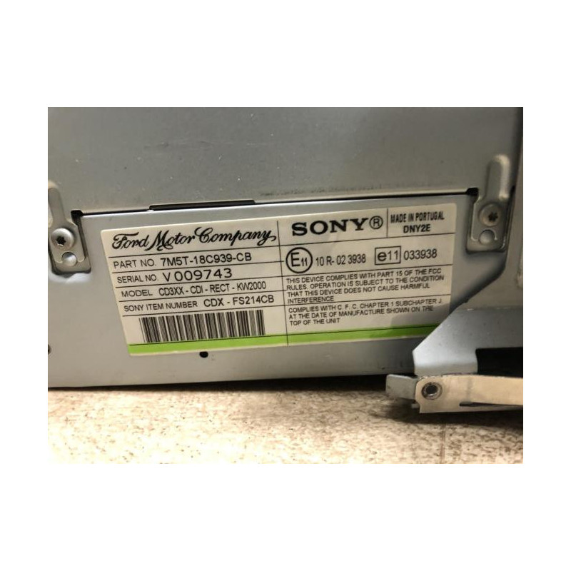 Autoradio d'origine FORD C-MAX 1 PHASE 2 d’occasion