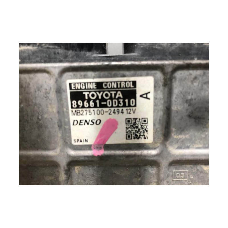 Calculateur moteur TOYOTA YARIS 2 PHASE 1 d’occasion
