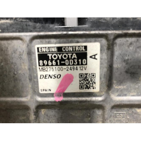 Calculateur moteur TOYOTA YARIS 2 PHASE 1 d’occasion