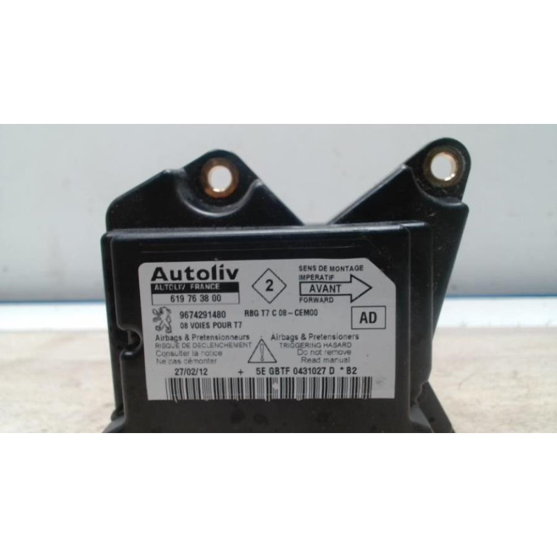 Boitier air bag PEUGEOT 308 1 PHASE 2 d’occasion