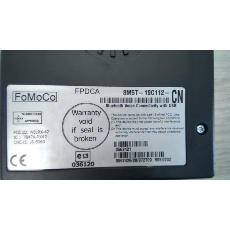Module électronique FORD FIESTA 6 PHASE 1 d’occasion