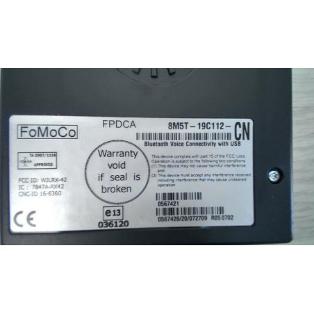 Module électronique FORD FIESTA 6 PHASE 1 d’occasion