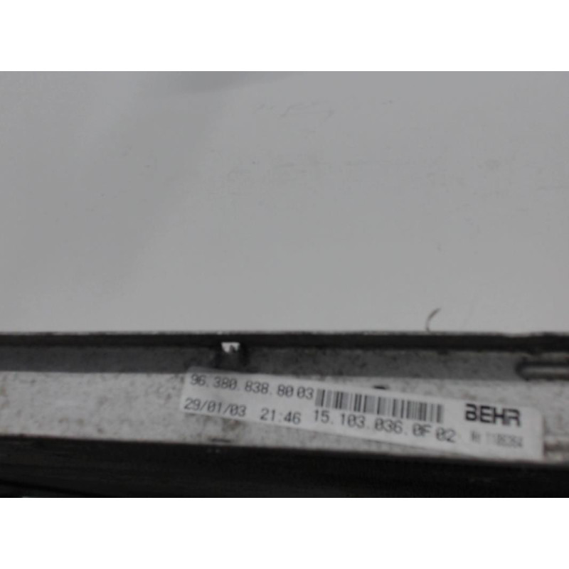Radiateur eau CITROEN C5 1 PHASE 2 d’occasion