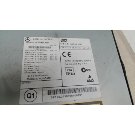 Autoradio d'origine MERCEDES CLASSE B 245 PHASE 2 d’occasion