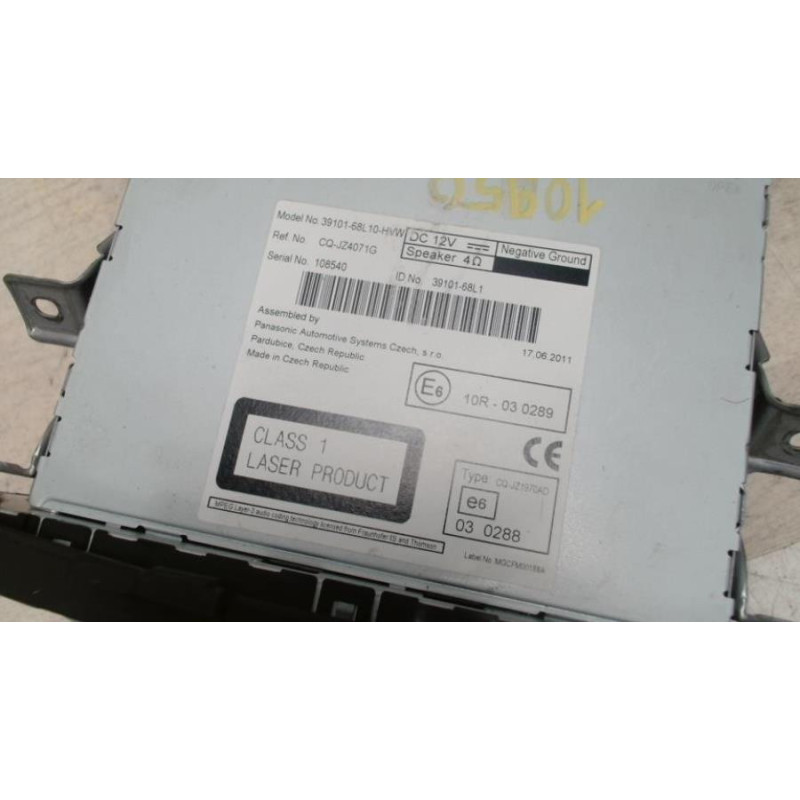 Autoradio d'origine SUZUKI SWIFT 4 d’occasion