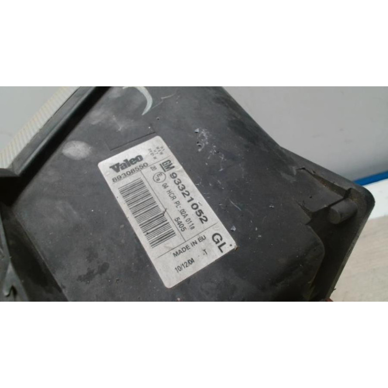 Optique avant principal gauche (feux)(phare) OPEL MERIVA A PHASE 1 d’occasion
