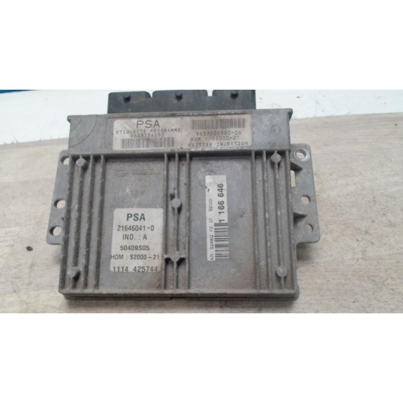 Calculateur moteur PEUGEOT 106 PHASE 2 d’occasion