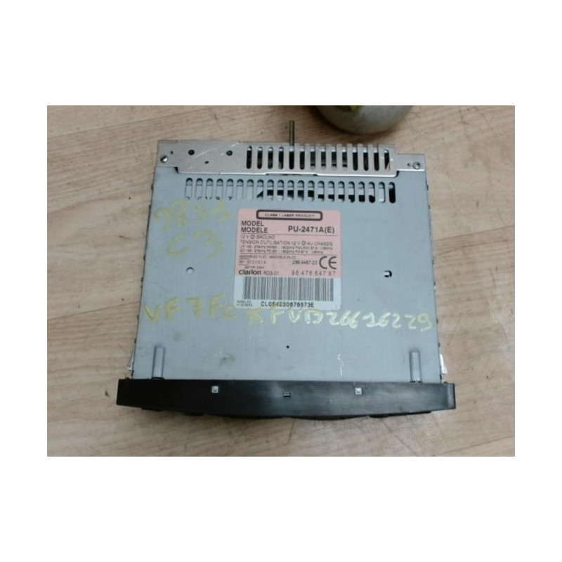Autoradio d'origine CITROEN C3 1 PHASE 1 d’occasion