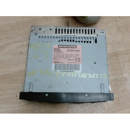 Autoradio d'origine CITROEN C3 1 PHASE 1 d’occasion