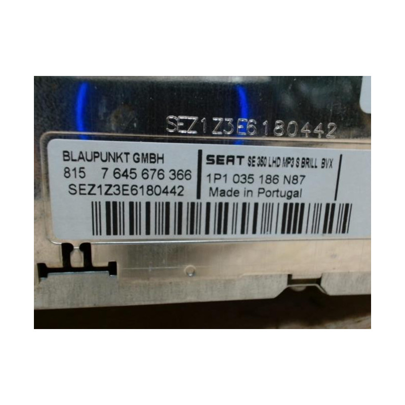 Autoradio d'origine SEAT LEON 2 PHASE 1 d’occasion