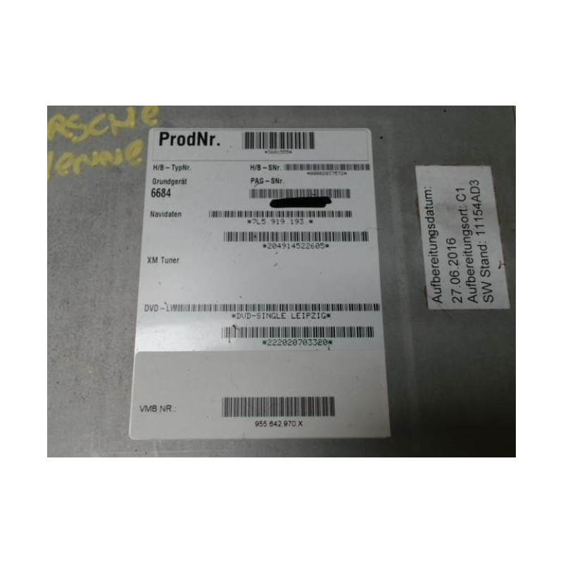 Autoradio d'origine PORSCHE CAYENNE 1 PHASE 2 d’occasion