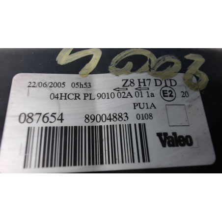 Optique avant principal droit (feux)(phare) PEUGEOT 607 PHASE 2 d’occasion