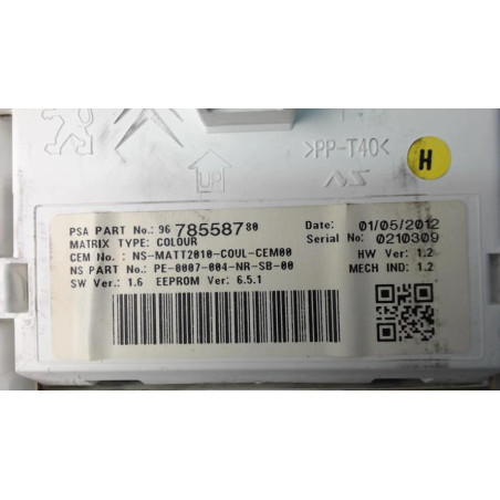 Compteur PEUGEOT 208 1 PHASE 1 d’occasion