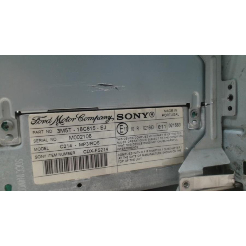 Autoradio d'origine FORD C-MAX 1 PHASE 1 d’occasion