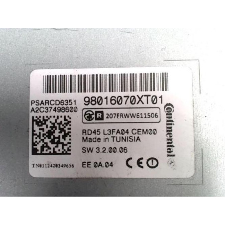 Autoradio CITROEN C3 2 PHASE 1 d’occasion
