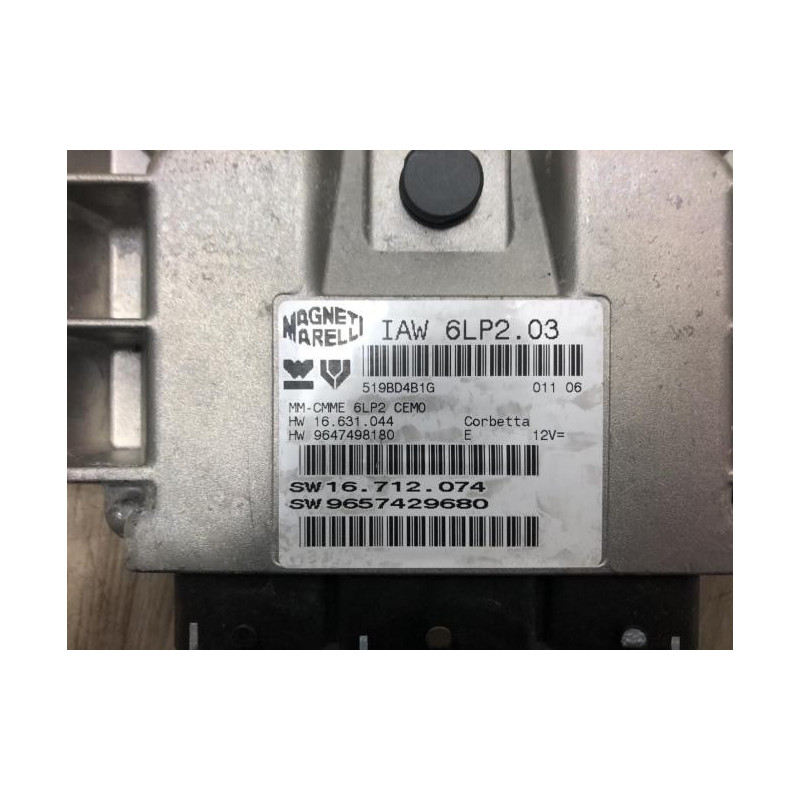 Calculateur moteur PEUGEOT 206 PHASE 2 d’occasion