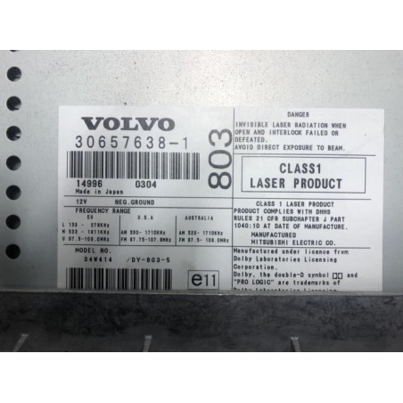 Autoradio d'origine VOLVO  d’occasion