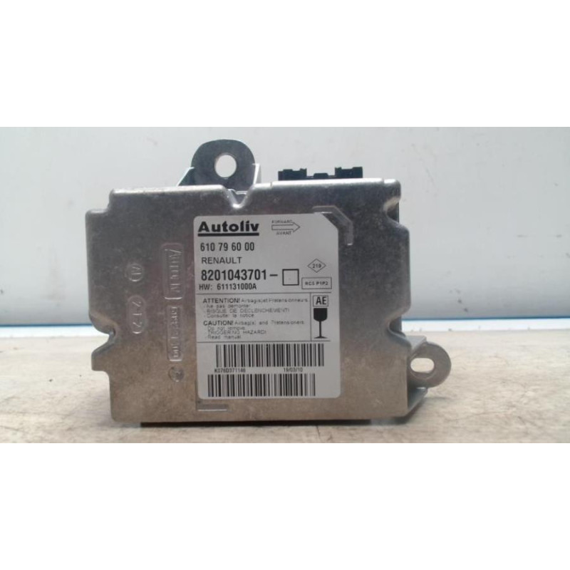Boitier air bag RENAULT GRAND MODUS PHASE 2 d’occasion