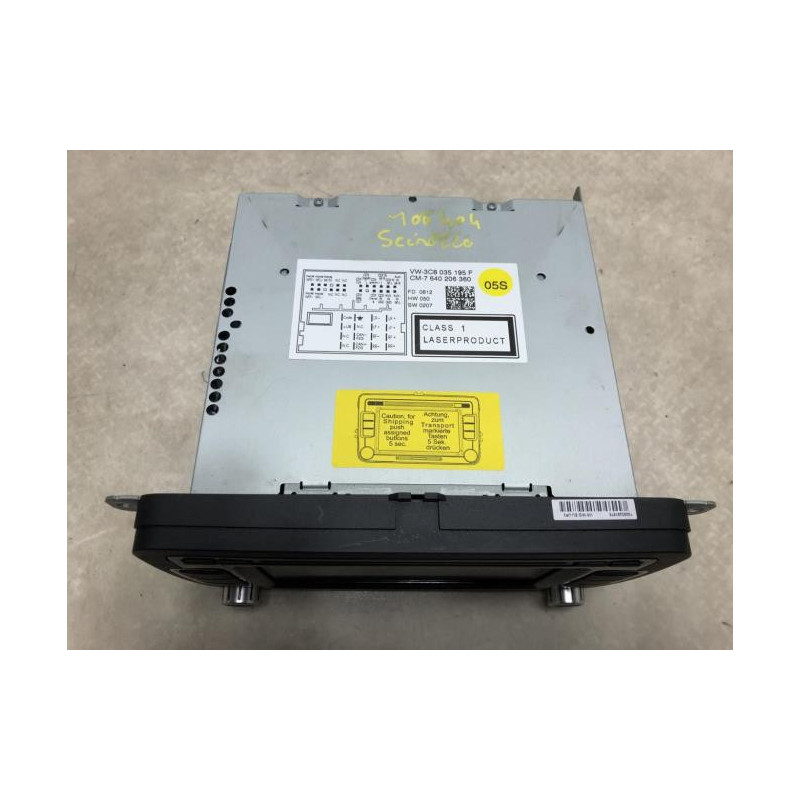 Autoradio d'origine VOLKSWAGEN SCIROCCO 3 PHASE 1 COUPE d’occasion