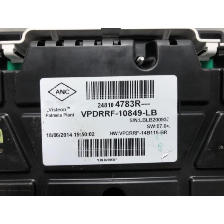 Compteur RENAULT CAPTUR 1 PHASE 1 d’occasion