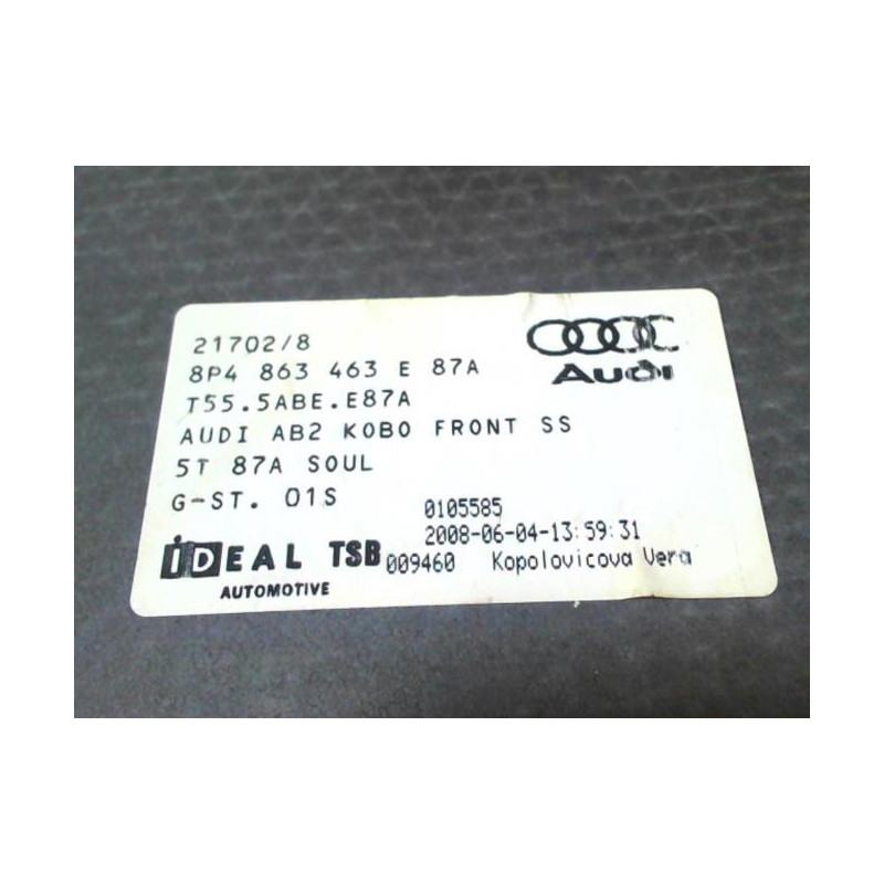 Tapis de coffre  AUDI A3 2 SPORTBACK PHASE 1 d’occasion