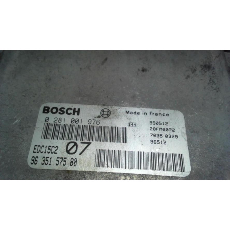 Calculateur moteur CITROEN XSARA PHASE 1 BREAK d’occasion