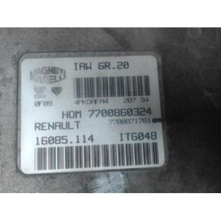 Calculateur moteur RENAULT TWINGO 1 PHASE 1 d’occasion