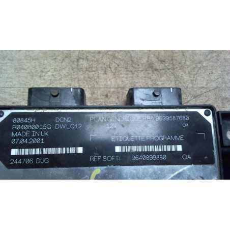 Calculateur moteur PEUGEOT 206 PHASE 1 d’occasion