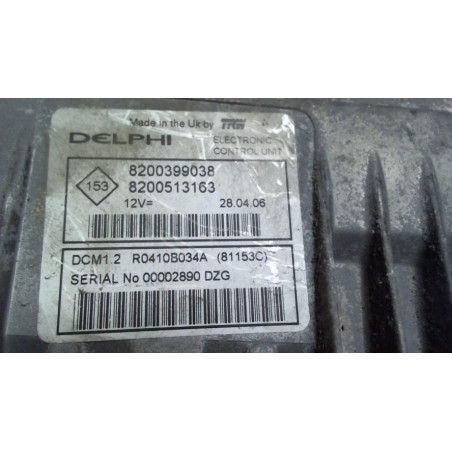 Calculateur moteur RENAULT MEGANE 2 PHASE 2 d’occasion