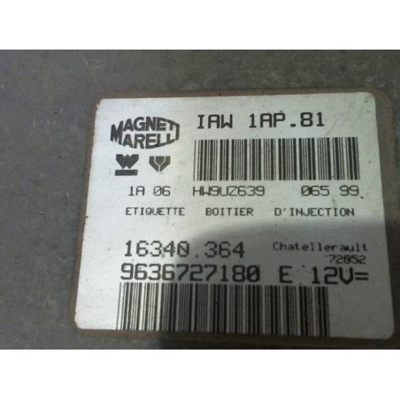 Calculateur moteur CITROEN SAXO PHASE 1 d’occasion