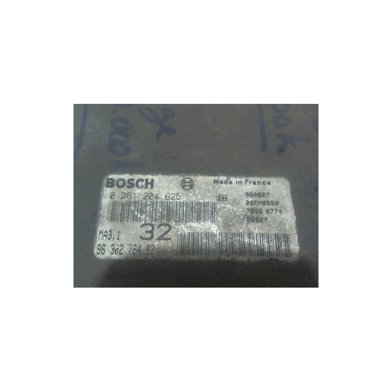 Calculateur moteur PEUGEOT 106 PHASE 2 d’occasion