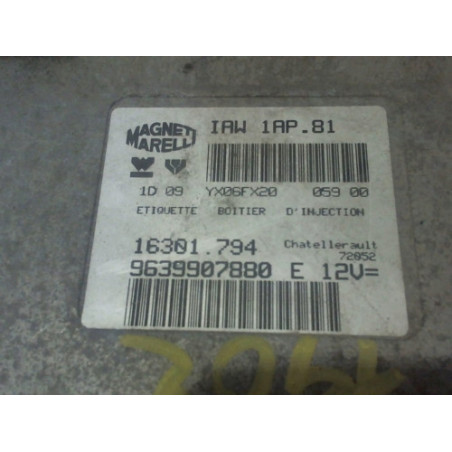 Calculateur moteur PEUGEOT 206 PHASE 1 d’occasion
