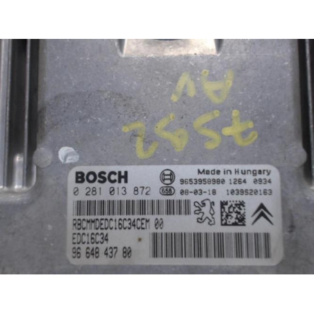 Calculateur moteur CITROEN C4 PICASSO 1 d’occasion