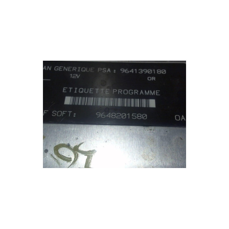 Calculateur moteur PEUGEOT 206 PHASE 1 d’occasion