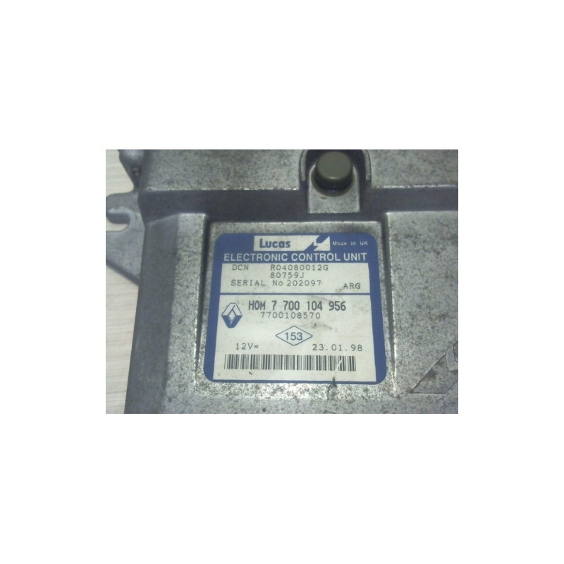 Calculateur moteur RENAULT KANGOO 1 PHASE 1 d’occasion