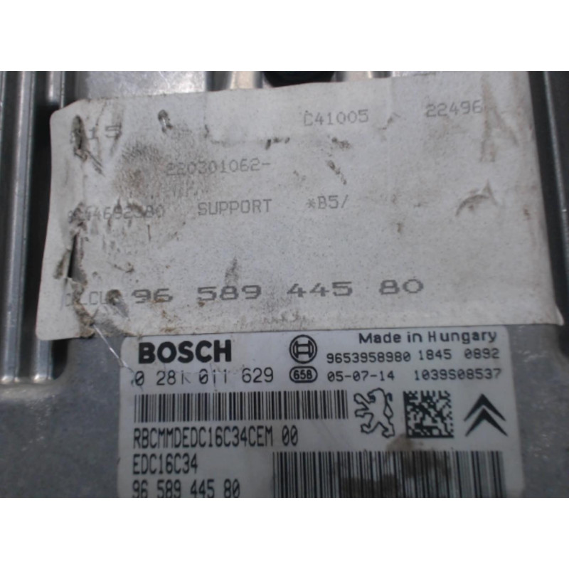 Calculateur moteur CITROEN C4 1 PHASE 1 COUPE d’occasion