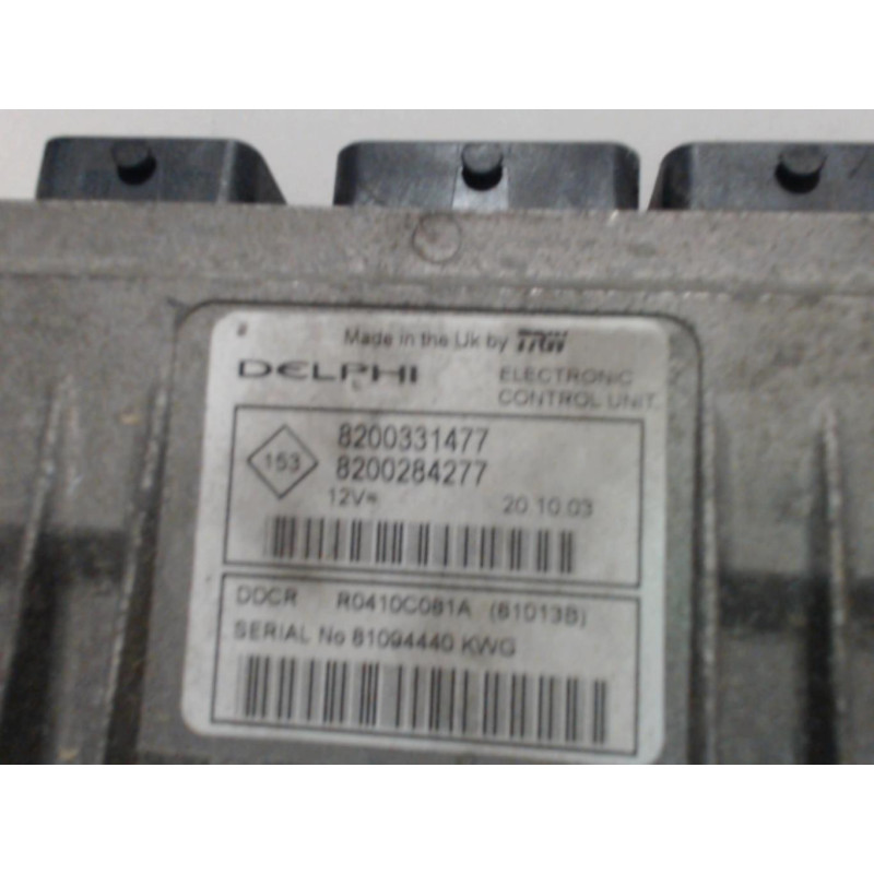 Calculateur moteur RENAULT CLIO 2 PHASE 2 d’occasion