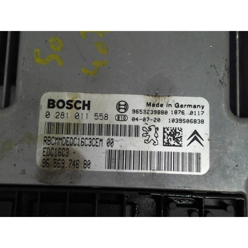 Calculateur moteur PEUGEOT 407 PHASE 1 d’occasion